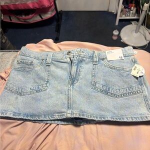Aeropostale Light Blue Mini Skirt